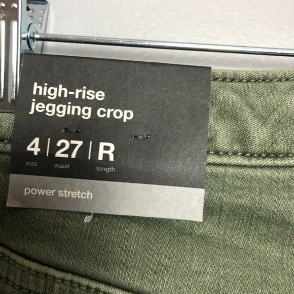 NWT Womens Green White Splatter Paint skinny Jeggings - Picture 3 of 7